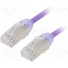 síťový kabel Panduit STP28X3MVL Patch, F/UTP,TX6A-28™, 6a, drát, Cu, LSZH, 3m, fialový