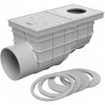 Chuděj KV Lapač střešních splavenin univerzální boční 110 mm šedý – Hledejceny.cz