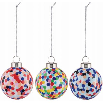 Alessi CHRISTMAS COLLECTION Vánoční Baňky 3 Ks PROUST – Hledejceny.cz