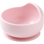 BabyOno 1481/02 silikonová miska s přísavkou růžová – Zboží Dáma