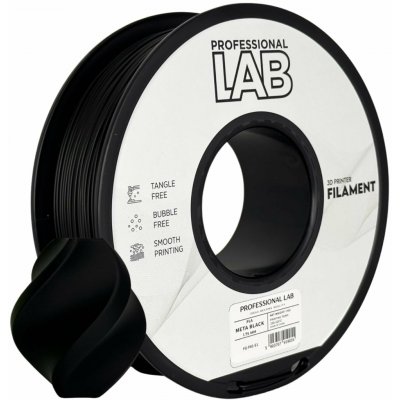 Prof. Lab PLA meta černá 1,75mm 1kg – Zbozi.Blesk.cz