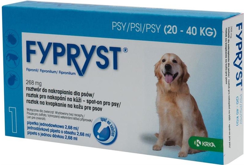 Fypryst Spot-on Dog L 20-40 kg 1 x 2,68 ml