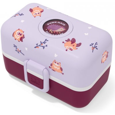 Monbento Dětský svačinový box Tresor purple Owly – Zboží Dáma