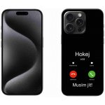 mmCase na iPhone 15 Pro Max - hokej volá černé pozadí – Zboží Mobilmania