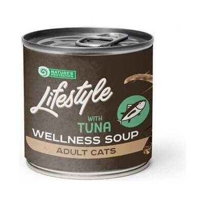 Natures P POLIEVKA cat adult Lifestyle Digestion with tuna soup 6 x 140 ml