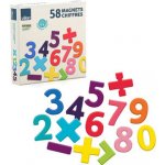 Vilac Dřevěné magnetické číslice 58 ks – Zboží Dáma