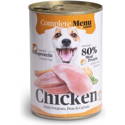 Louie Dog Complete Menu Dog Chicken Monoprotein 400 g