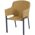 Hartman Cairo zahradní ratanové křeslo s potahem žlutá – Zboží Dáma