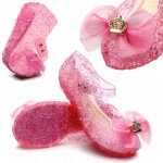 Dětské balerínky, princeznovské sandály pro dívku aurora – Sleviste.cz