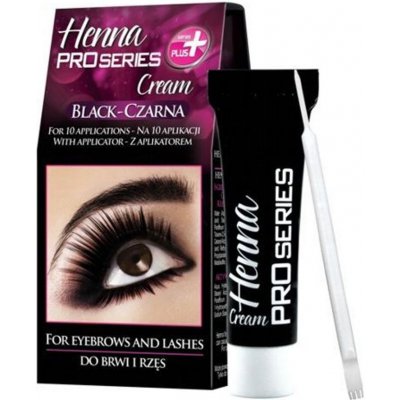 Delia Henna profesionální barva na obočí a řasy krém Black 15 ml – Zboží Dáma