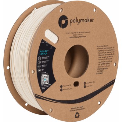 Polymaker Polylite LW-PLA bílá 1,75mm 800g – Zboží Živě