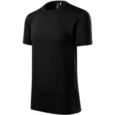 Malfini Merino Rise pánské krátké tričko černé – Zboží Mobilmania