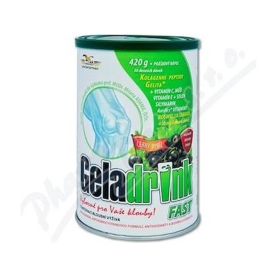Orling Geladrink Fast nápoj 420 g, černý rybíz