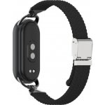 VSECHNONAMOBIL 115530 BRAIDED Nylonový řemínek pro Xiaomi Smart Band 10 / 9 / 8 černý – Zboží Mobilmania