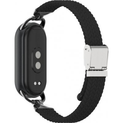 VSECHNONAMOBIL 115530 BRAIDED Nylonový řemínek pro Xiaomi Smart Band 10 / 9 / 8 černý – Zboží Mobilmania