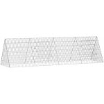 vidaXL Klec na kuřata 215 × 55 × 55 cm pozinkovaná ocel stříbrná 9799.3394433 – Sleviste.cz