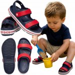 Crocs Crocband Cruiser Sandal K modrá/červená – Hledejceny.cz