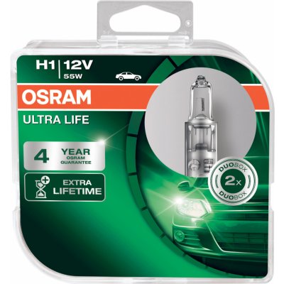Osram H1 12V 55W P14.5s Extra Lifetime 2ks