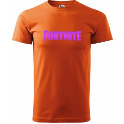 Sablio tričko s potiskem Fortnite Pink oranžové