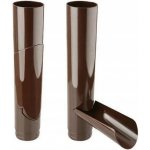 Marley Okapová klapka ø 105 mm PVC hnědá – Sleviste.cz