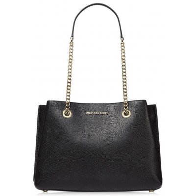 Michael Kors dámská kožená kabelka Teagen Signature 193599455358 black