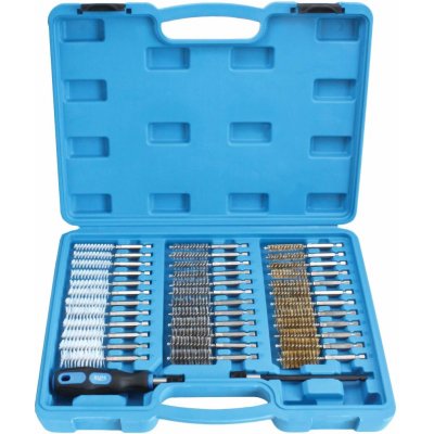 Kartáče ruční, na čištění šachet vstřikovačů, ocel, mosaz a nylon, 38 dílů - SATRA | Zboží Auto