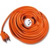 Prodlužovací kabely Ecolite Prodlužovák spojka, 20m oranžový 3x1,0mm FX1-20