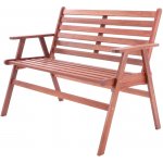 Zahradní lavice Vega MONROO z exotického dřeva Meranti – Zboží Mobilmania