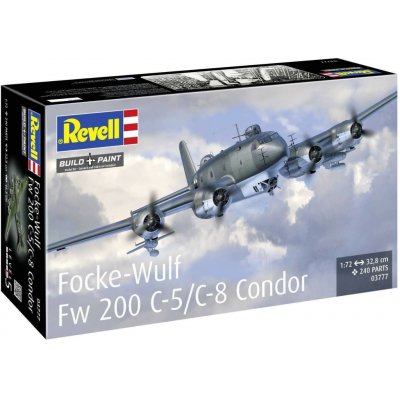 REVELL Plastic ModelKit letadlo 03777 Focke-Wulf Fw 200 C-5/C-8 Condor 1:72 – Sleviste.cz