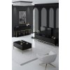 Obývací stěna Hanah Home Living Room Furniture Set Lord Black Gold Black Gold