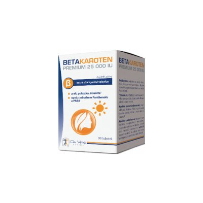 DaVinciPharma Beta karoten Premium 25 000 IU 90 tablet – Hledejceny.cz