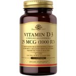 Solgar Vitamin D3, 1000 IU, 250 softgel kapslí – Hledejceny.cz