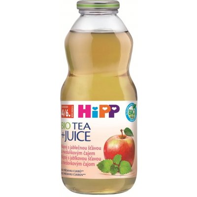 HiPP BIO Šťáva jablečná s meduňkovým čajem 500 ml – Zboží Dáma