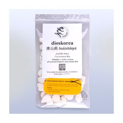 Pragon Dioskorea Yam Huaishanyao oddenek 50 g – Sleviste.cz
