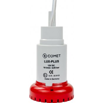 Pompe Submersible Comet LUX-PLUS 12V 19L/min - Clapet Anti-Retour, Bateau Camping-car