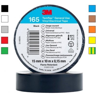 3M Temflex 165 izolační páska 15 mm x 10 m bílá – Hledejceny.cz
