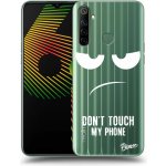 Pouzdro Picasee silikonové Realme 6i - Don't Touch My Phone čiré – Sleviste.cz