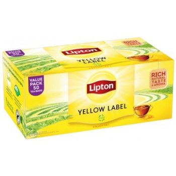Lipton Yellow Label černý čaj 50 x 2 g