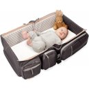 Delta Baby Doomoo BASICS Baby travel a přenosná taška Tm. šedá