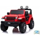 Daimex elektrické autíčko Jeep Wrangler Rubicon 4x4 dvoumístné červená