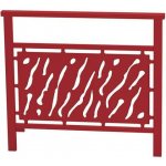 Procity Zábradlí Benátky 1000 mm vínová RAL3004 – Hledejceny.cz