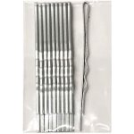 Duko Vlasové spony stříbrné nikl 6 cm 10 kusů – Hledejceny.cz