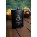 Nerezová placatka Švestkový "lék" – vtipný dárek s gravírováním. – Zboží Dáma