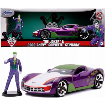 JADA auto Joker 2009 Chevy Corvette Stingray tlakově litý fialový 1:24 – Zbozi.Blesk.cz