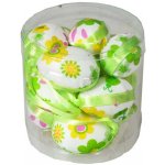 Vejce lát.dekor x12, výška 4cm zelená 380094 50 – Zboží Mobilmania