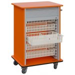 DEXTER 25 ABS vozík boxový, roletový, 1180x780x620 mm, mandarinka – Hledejceny.cz