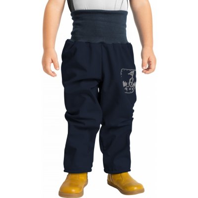 Unuo Batolecí softshellové kalhoty s fleecem Basic Tm. Modročerná – Zboží Mobilmania