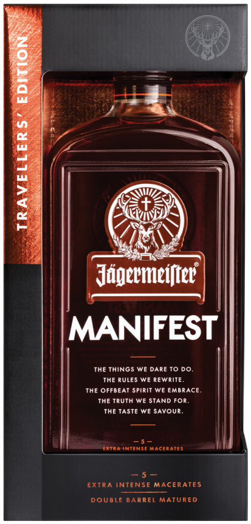 Jägermeister Manifest 38% 1 l (holá láhev)