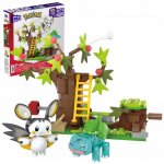 Mega Construx Pokémon Emolga a Bulbasaur's v čarovném lese – Zboží Mobilmania