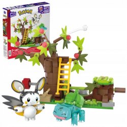 Mega Construx Pokémon Emolga a Bulbasaur's v čarovném lese